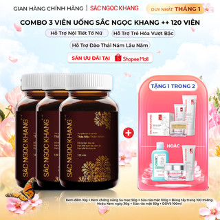  Combo 3 Viên Uống Sắc Ngọc Khang ++ Hộp 120 viên 