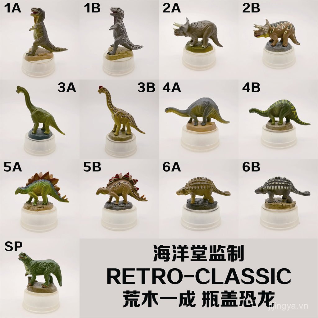 Sản xuất bởi Ocean Hall RETRO-CLASSIC Araki One Adult Bottle Cap Dinosaur No. 1 5YVU