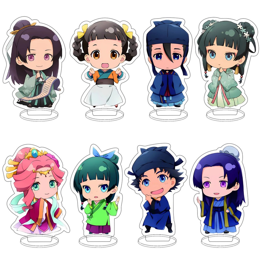 Standee Anime Dược Sĩ Tự Sự The Apothecary Diaries Mô Hình Mica Chibi Maomao Gaoshun Gyokuyou Lishu 