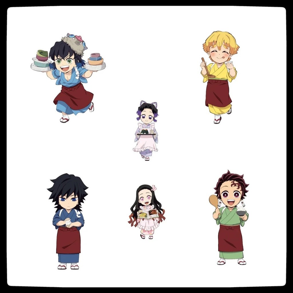 Standee Thanh Gươm Diệt Quỷ Demon Slayer Kimetsu no Yaiba mẫu Cafeteria Mô hình Acrylic Tanjiro Nezu