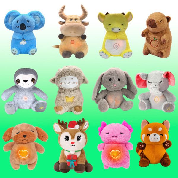 gấu bông capybara gấu bông capybara màu hồng Xuyên Biên Giới Sản Phẩm Mới Phát Sáng Âm Nhạc Sang Trọ