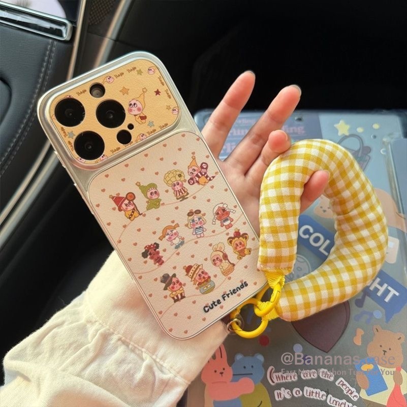 Phim Hoạt Hình Dễ Thương Ngôi Sao Vàng Người Công Viên Da Ốp Lưng Điện Thoại iPhone 17 16 15 14 13 12 11 Pro Max X Xr Xs Max