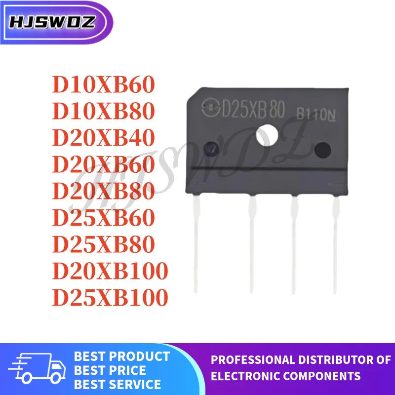5 CÁI D20XB80 D10XB60 D20XB100 D25XB100 D20XB60 D25XB60 D10XB80 D20XB40 D25XB80 Chỉnh Lưu Cầu Ngăn X