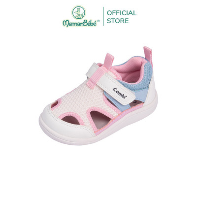 (MamanBébé chính hãng) Giày Combi S-Go – Hỗ trợ phát triển bàn chân A2601 màu hồng pastel