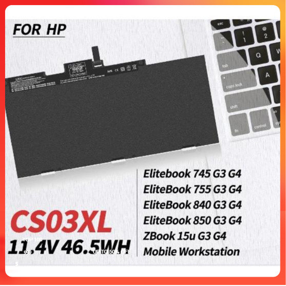Pin Sạc Laptop HP Elitebook  840 G3 G4, 840 G3, CS03XL, 745 G3, 755 840 850 G3 G4, ZBook 15u G3 G4 C