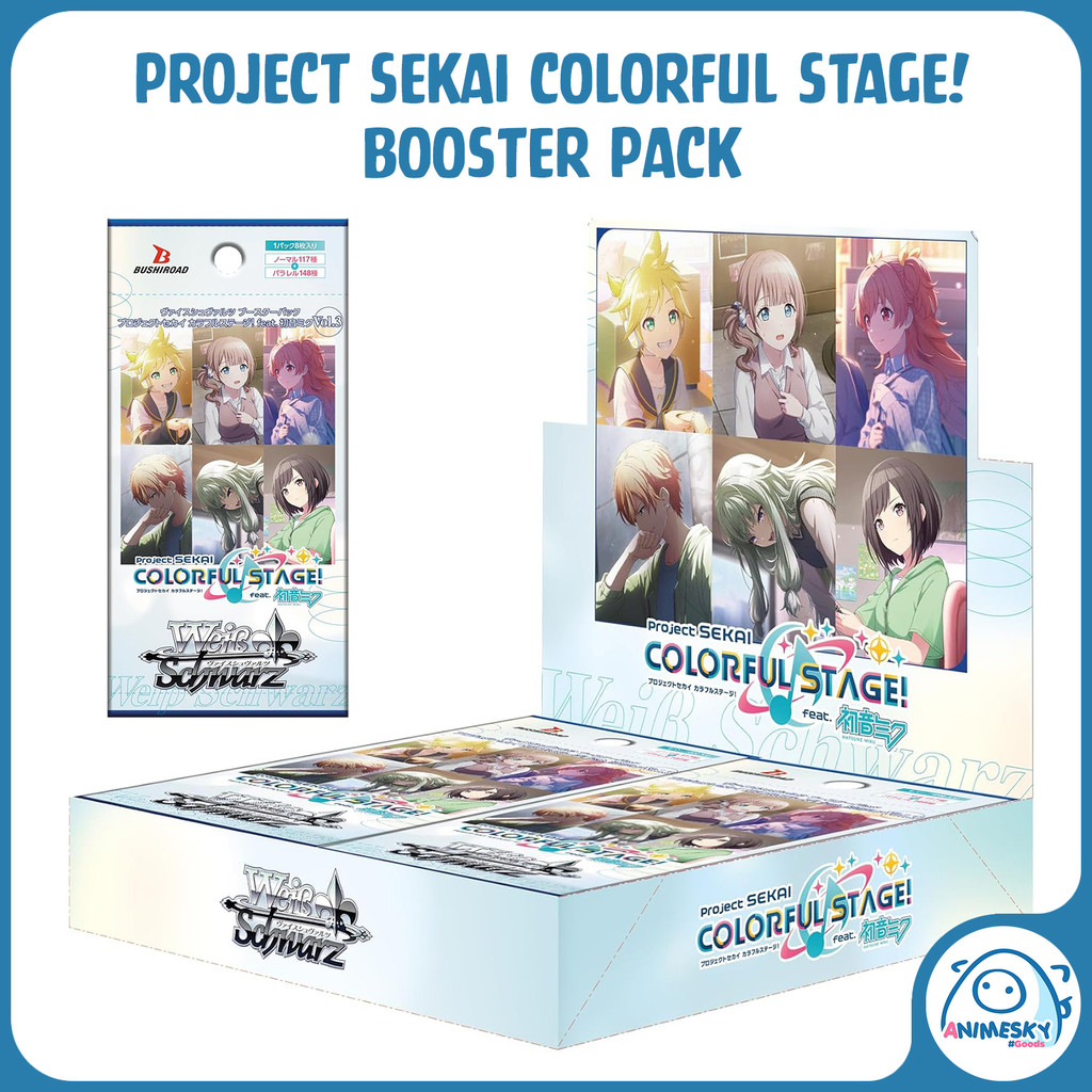 [Có sẵn] Pack thẻ nhân phẩm Project Sekai: Colorful Stage feat. Hatsune Miku Vol.3 Weiss Schwarz Boo
