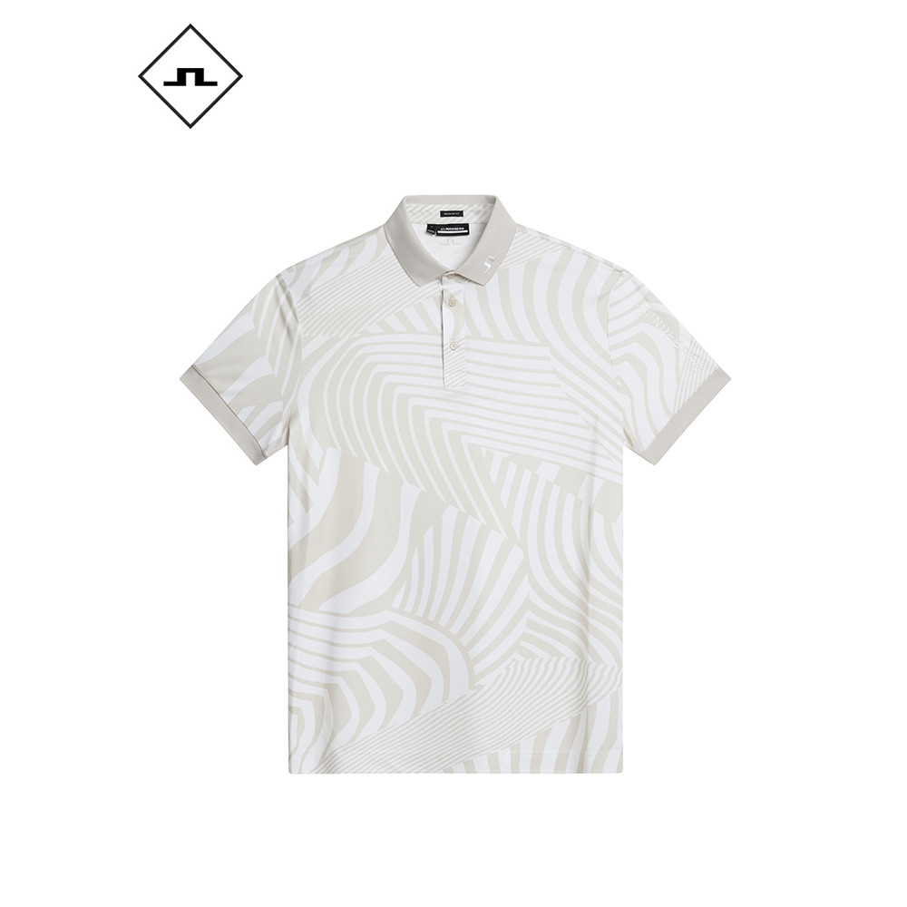 JLINDEBERG Áo Thun Nam Mùa Hè Mới Cho Golfer, Phản Quang Ripple