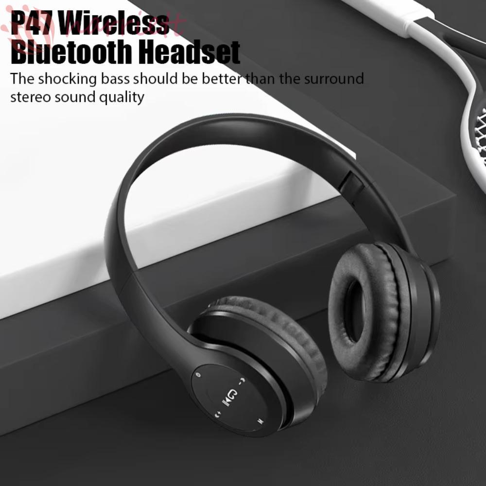 Tai nghe Bluetooth HARRIETT P47, Tai nghe âm thanh HiFi gắn trên đầu P47, Di động cổ điển có thể cắm