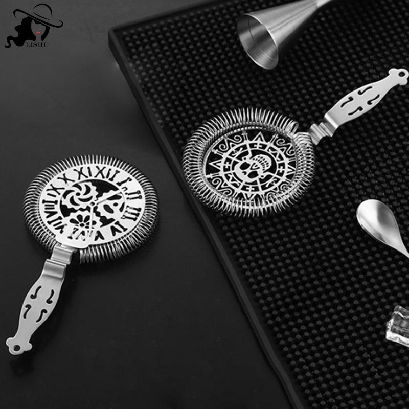 LISHU Hawthorn Strainer Cotail Strainer Bar Strainer Professional Cotail Bar Tools th