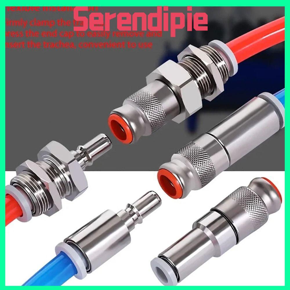 SEENDIPIE 1 Đầu nối nhanh khí quản, Khớp nối nhanh ống PU một chiều, KK2P / KK2S-04H-06H-04E-06E-06E