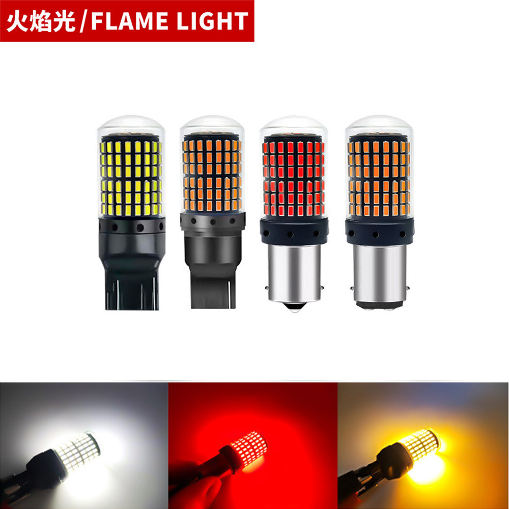 144 Đèn Ô Tô LED1156 1157 7443 Đèn Phanh Đảo Chiều Đèn Bật Tín Hiệu Xe Máy