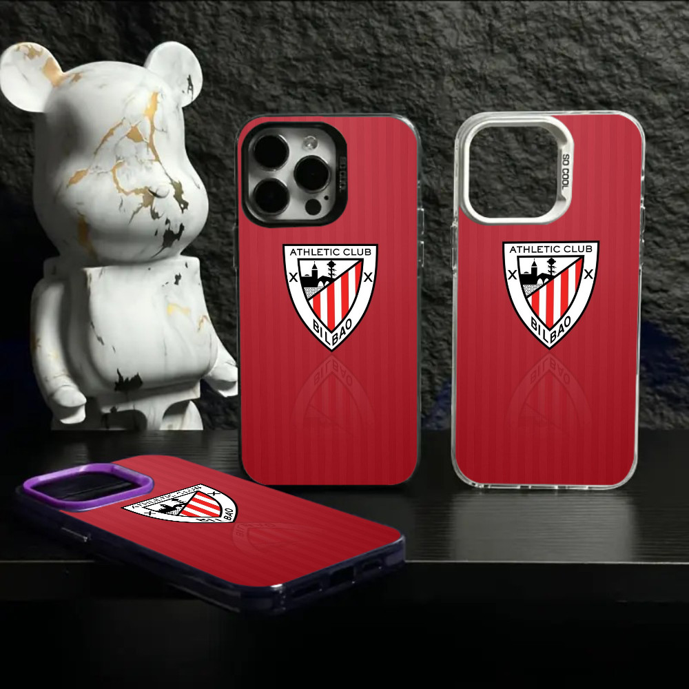 Ốp Điện Thoại Athletic-fc-Bilbao Màu IMD Vỏ Bạc Cho IPhone 17Air 16 15 14 13 12 Mini 11 Pro Max X XS