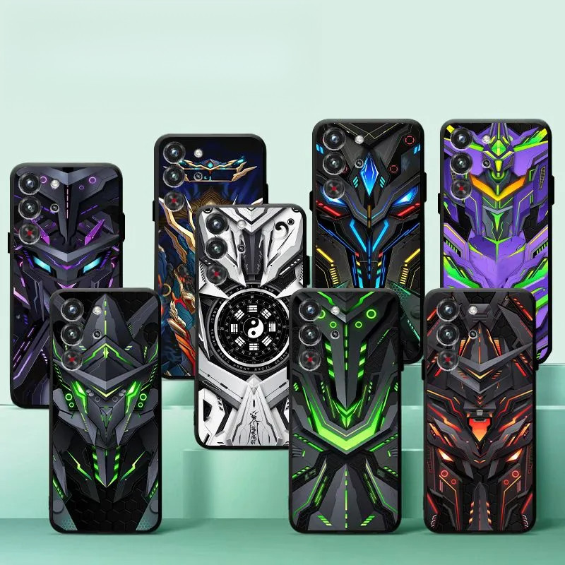 Dành Cho Nubia RedMagic 10S Pro Ốp Lưng Điện Thoại Nam 5G Mẫu Mới NX789J Mecha Style Dành Cho Nữ Red