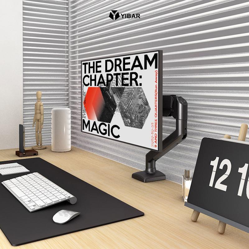 YIBAR Có Thể Điều Chỉnh Màn Hình PC Treo Giá Đỡ Desktopputer 17-32 Inch Màn Hình Chân Đế Nâng Tay Kẹ