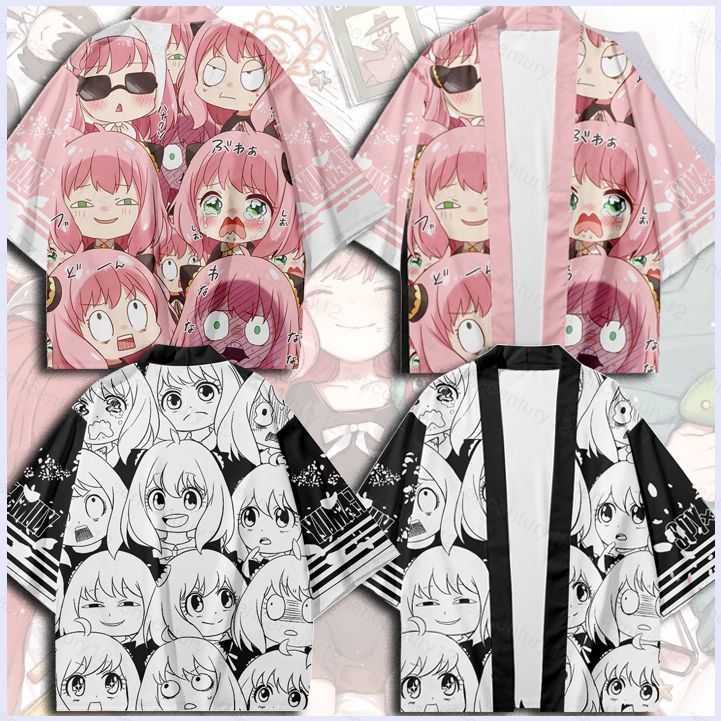 Kimono Haori cosplay Anya Forge - Áo khoác dài tayAnime