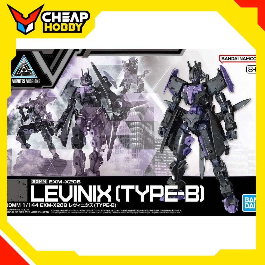 Mô Hình Lắp Ráp 30MM 1/144 EXM-X20B Levinix - TYPE-B của Bandai Nhật Bản