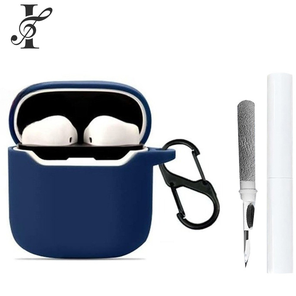 Bao đựng silicon cho tai nghe Edifier GM3 Plus kèm bộ dụng cụ vệ sinh.