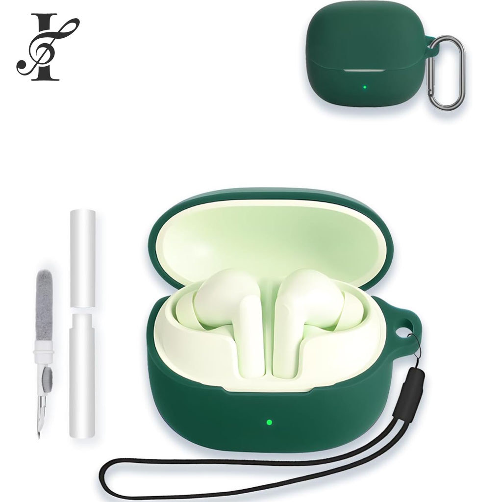 Ốp Lưng Cho Tai Nghe Baseus Bass BS1 NC Có Móc Khóa & Bộ Dụng Cụ Vệ Sinh & Dây Buộc-BS1