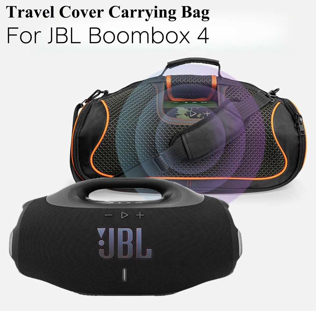 Hộp đựng cho Loa di động chống nước JBL Boombox 4 có dây đeo vai, Túi đựng du lịch Tương thích với L