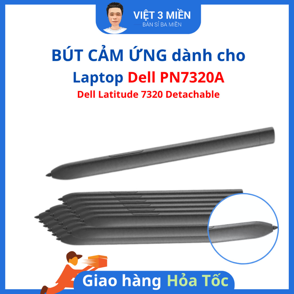 BÚT CẢM ỨNG Laptop DELL PN7320A DÀNH CHO LAPTOP Dell Latitude 7320 Detachable  - Active Pen PN7320A