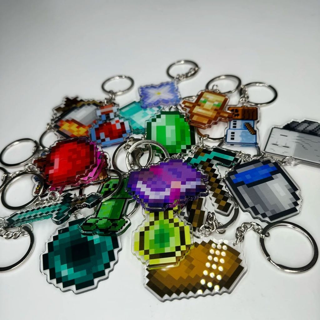 2025 Sản Phẩm Mới Đây Là Minecraft Móc Khóa Undead Totem Móc Khóa Minecraft Undead Totem Chìa Khóa20