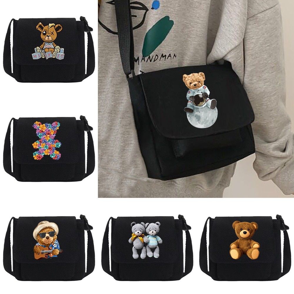 Large capacity single-shoulder crossbody bag Lightweight messenger bag In stock Student commuting cr