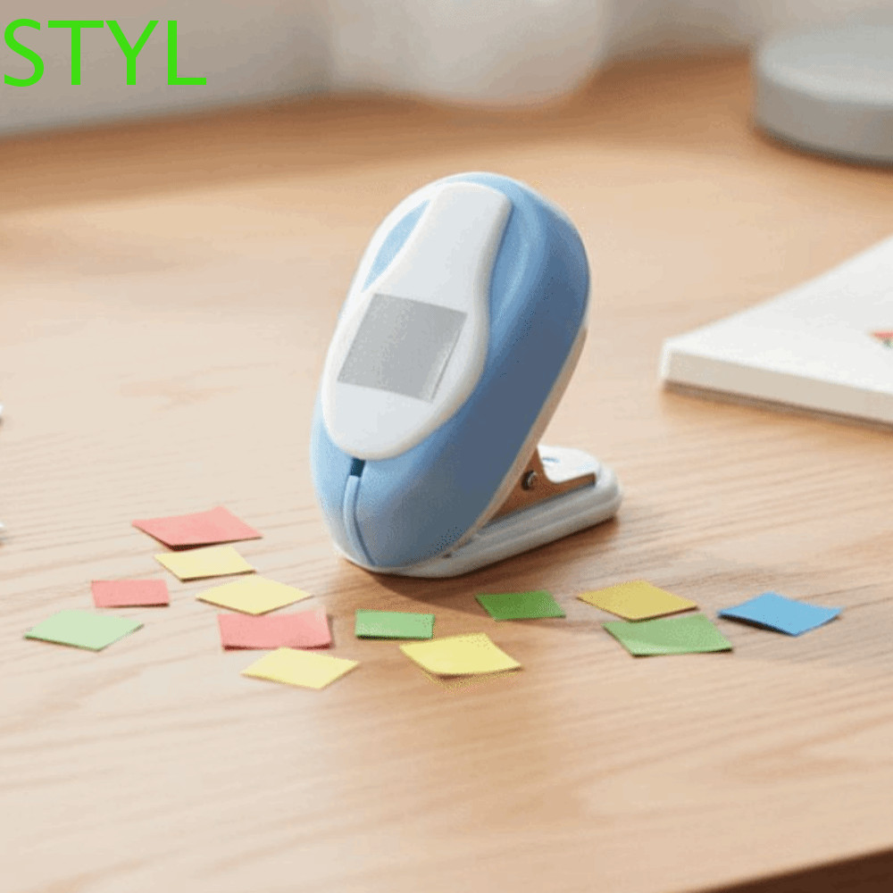 STYL Stamp Border Punch, Stamp Shape Hole Puncher Dập Nổi Máy, Văn Phòng Phẩm Puncher Maker Tiết Kiệ