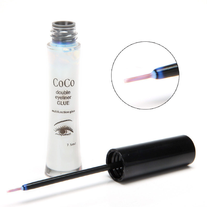 Chính hãng coco Đài Loan Handmade Chống Thấm Nước Độ nhớt Tốt Lông Mi Giả Keo Trong Suốt Siêu Dính K