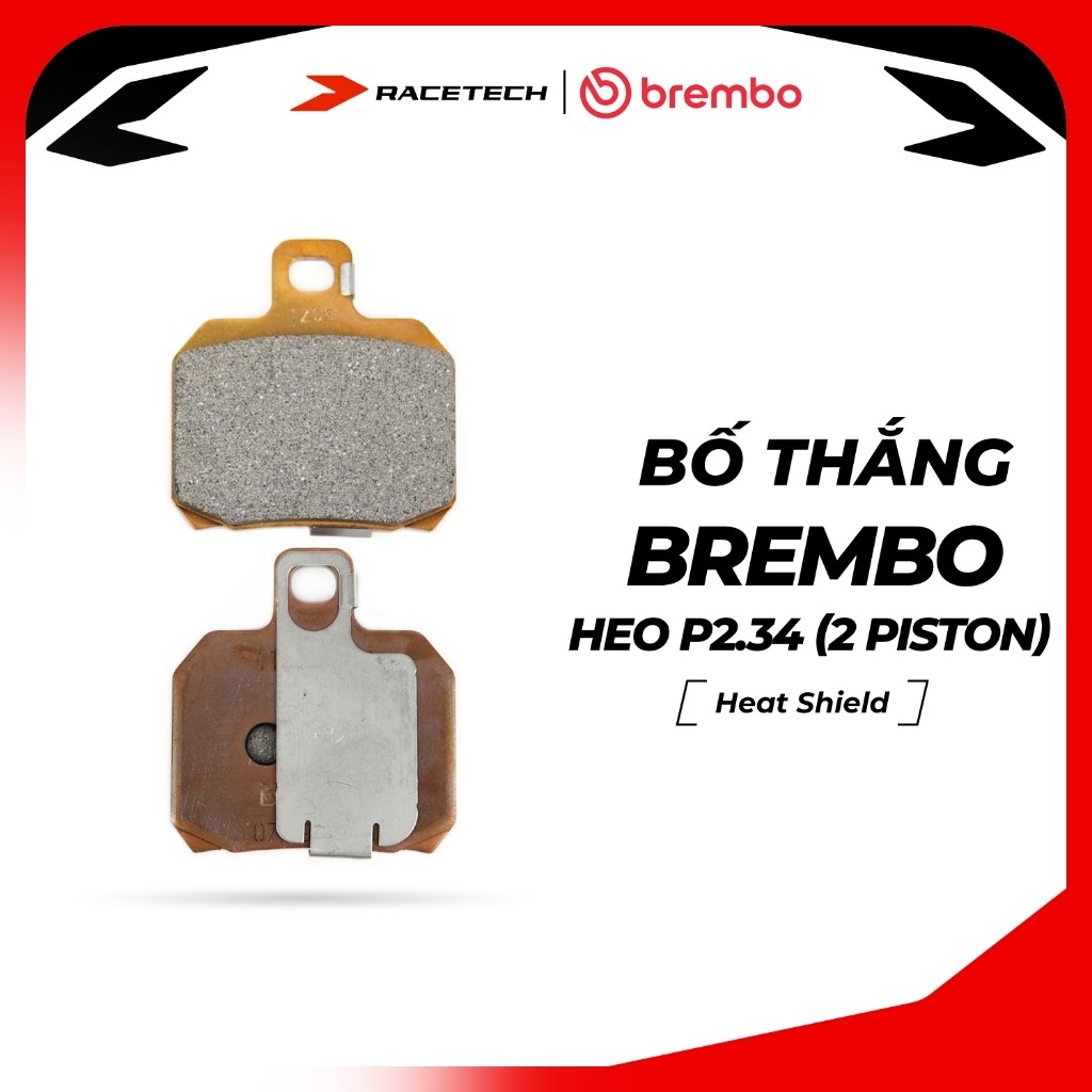 Bố thắng sau Brembo 2 Pis Đối Xứng