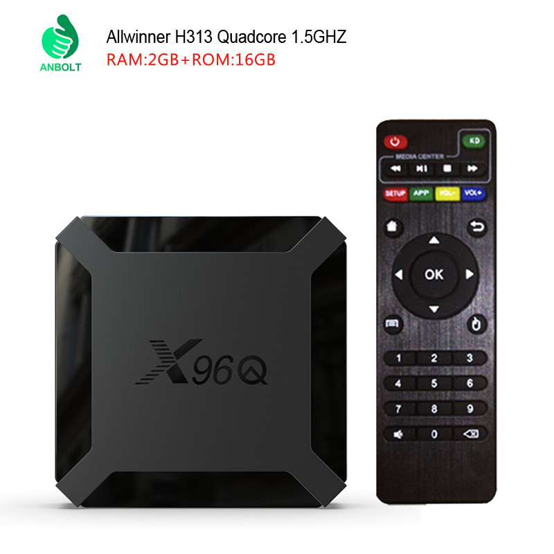 X96Q Set-Top Box Quanzhi H313 HD WiFi Native Android 10 Network Media Player20251231