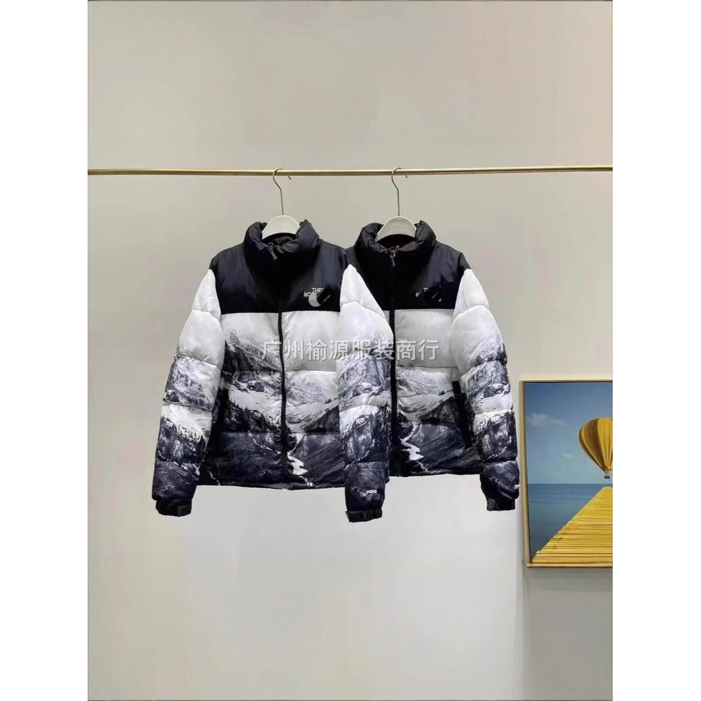 The North 1996Snow Mountain Style Cotton Jacket for Couples, Thickened and Warm, Versatile