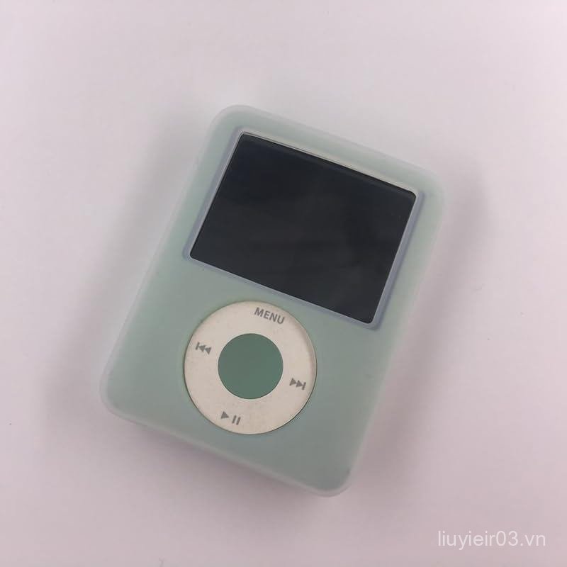 Ốp Bảo Vệ Da Silicon Mềm Cho iPod Nano 3 3rd 4GB 8GB (Cho Nano 3 Trắng Trong) VMMS