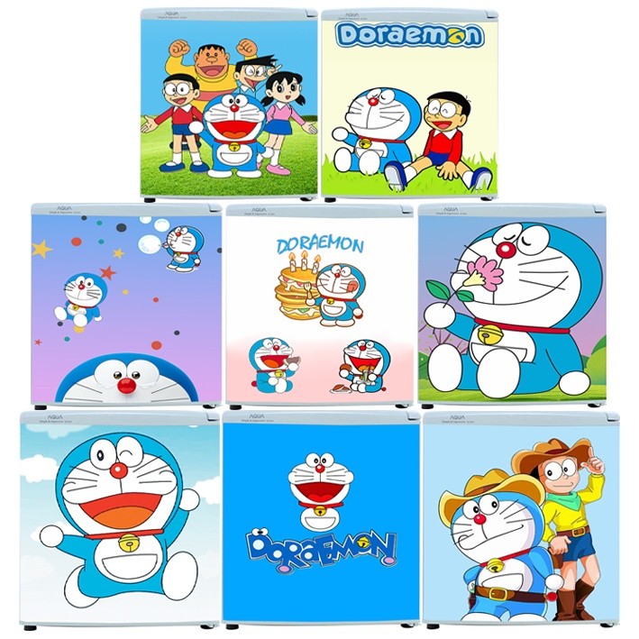 (TL19) Decal dán tủ lạnh mini mẫu cao cấp (tủ 50l)