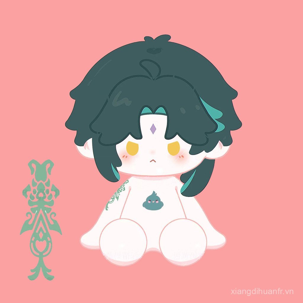 Genshin Impact Game Hàng hóa Raiden Shogun Hu Tao Furina Búp bê sang trọng Plushie Đồ chơi nhồi bông