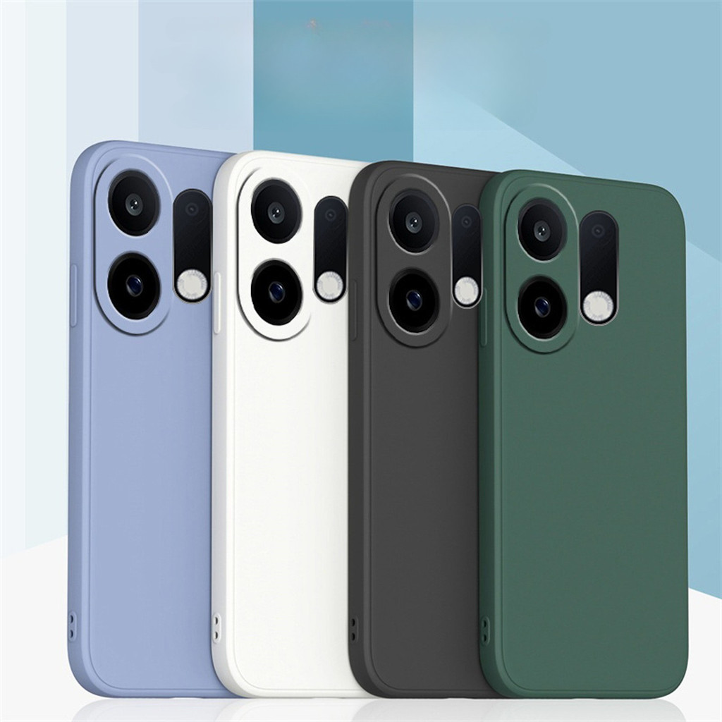 Ốp Silicon Lỏng Mờ Cho OPPO K13 Turbo Pro Màu Kẹo Bảo Vệ Ống Kính Máy Ảnh Ốp điện thoại Cho OPPO K13