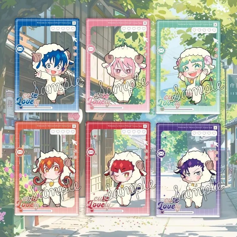 Móc khóa Anime Vào Học Rồi Đấy Iruma-kun Mairimashita Iruma-kun Acrylic Card trong suốt nhân vật Iru