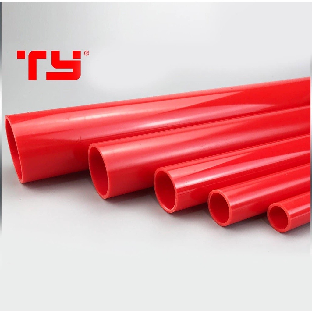 Ống Nước PVC TY Cao Cấp Màu Đỏ, Cam, Đen Cho Hệ Thống Hồ Cá