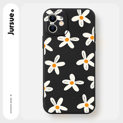 JURSUE Ốp lưng Hoa văn Họa tiết nữ chống sốc chống bẩn mềm cho iPhone 17 Air 16 15 14 13 12 11 PRO MAX SE 2020 X XR XS ip 8 7 Plus MZ50520