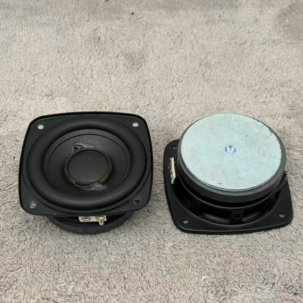 Giải nén Loa siêu trầm siêu mỏng 10cm DIY Loa siêu trầm Âm thanh Cạnh cao su lớn Loa dài thì 10cm