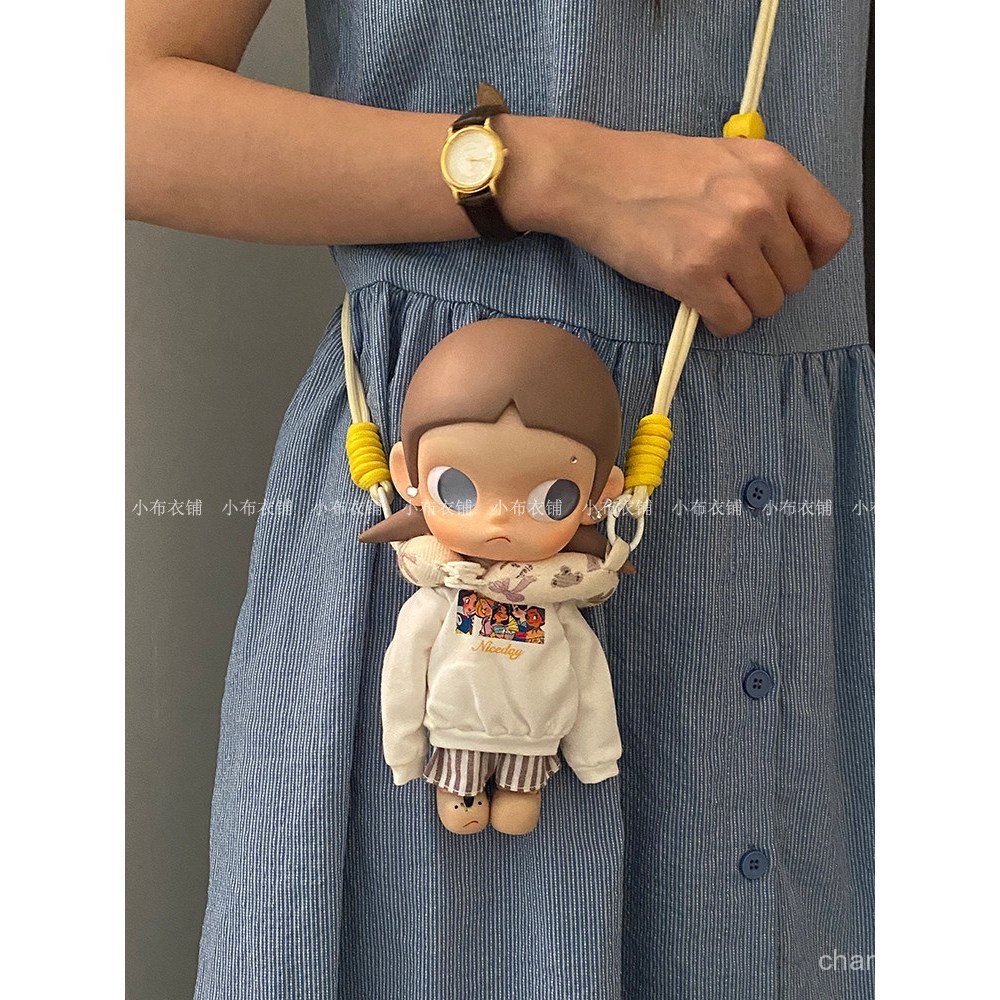 Zsiga Gazi Sister / Mlolly / Dimoo / Cotton Doll 20cm Đi Chơi Hình Chữ u Gối Dây Chống Mất Khóa Mặt 