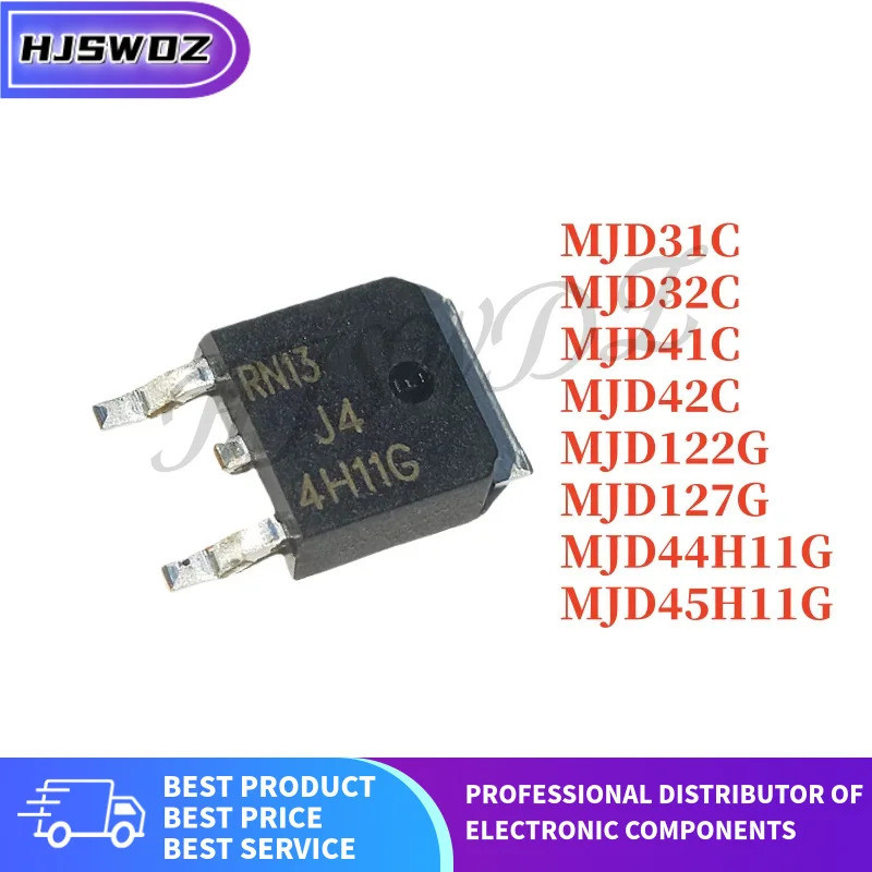 20 Cái / lốc Mới MJD32C MJD31C MJD127G MJD45H11G MJD42C MJD41C MJD44H11G MJD122G TO-252 SMD Còn Hàng