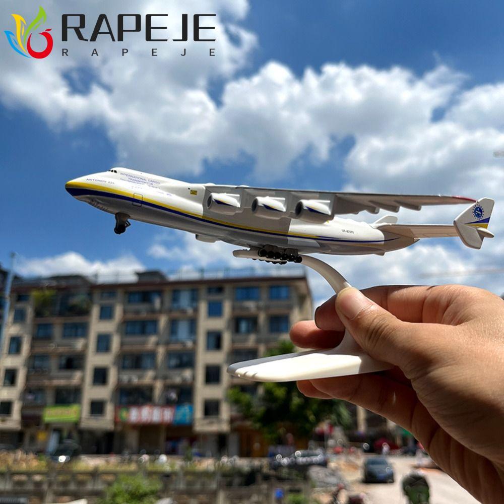 Máy bay mô hình RAPEJE AN225, Diecast Replica Antonov an-225, Máy bay tĩnh tỷ lệ 1 / 400 Mriya 20CM 