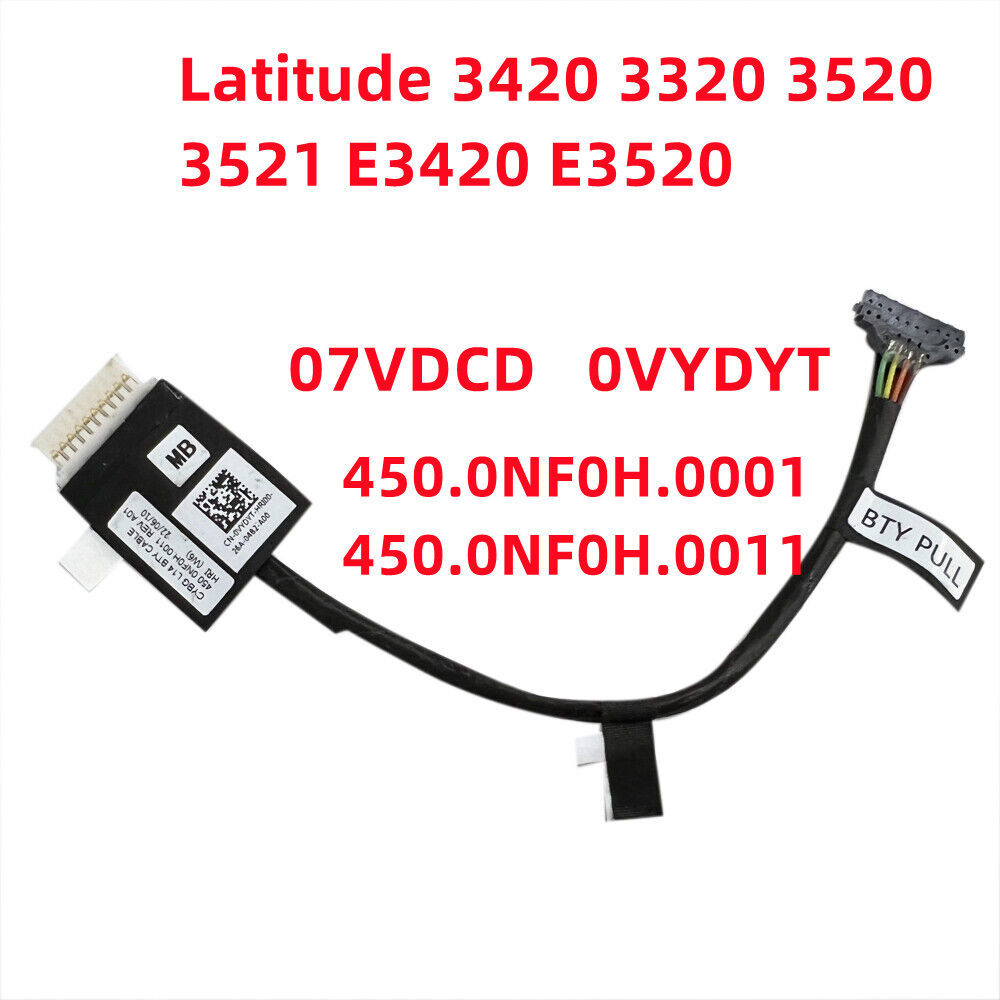 Thích hợp cho cáp pin DELL Latitude 3420 3320 3520 3521 E3420 E3520