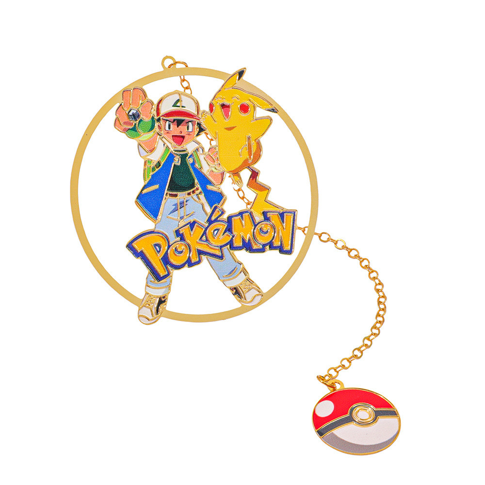 Sáng tạo Pokémon Truyện tranh Đánh dấu Pokémon Anime Thiết kế Fengyuan San Metal Hollow Bookmark