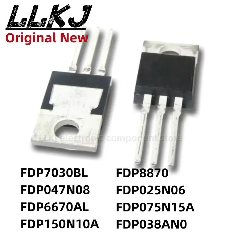 5 chiếc FDP7030BL FDP047N08 FDP6670AL FDP150N10A FDP8870 FDP025N06 FDP075N15A FDP038AN06AO TO-220 Hi