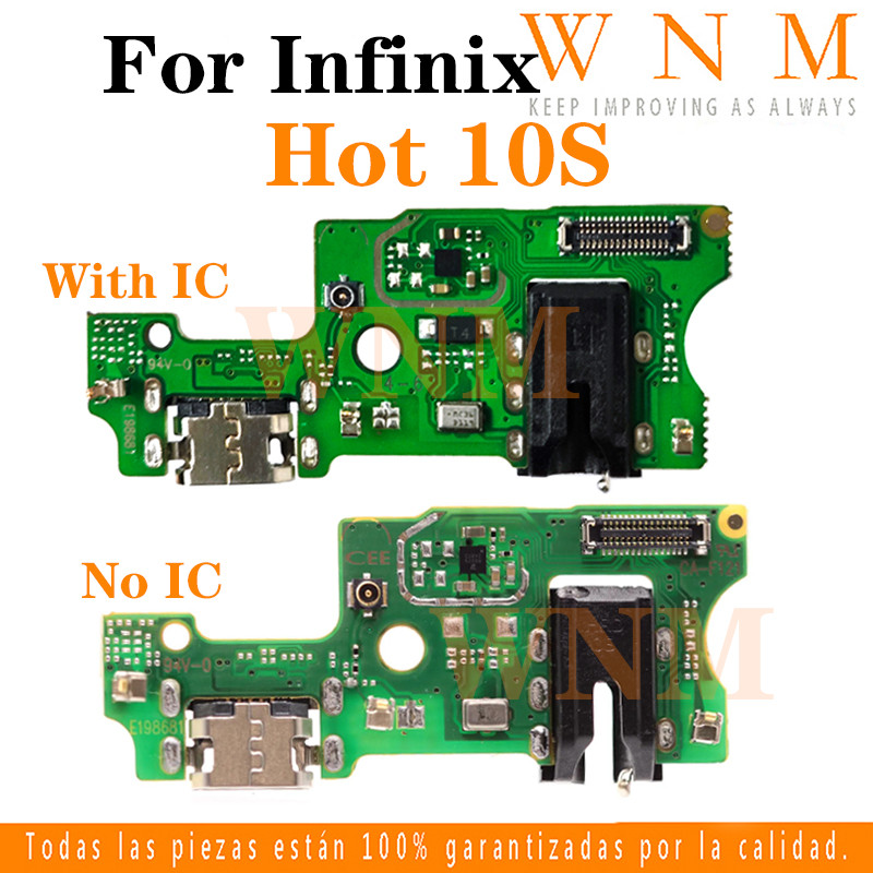 Với IC Cổng Sạc USB Dock Cổng Kết Nối Cho Infinix Hot 10S Cổng Sạc Ban Bộ Phận Sửa Chữa