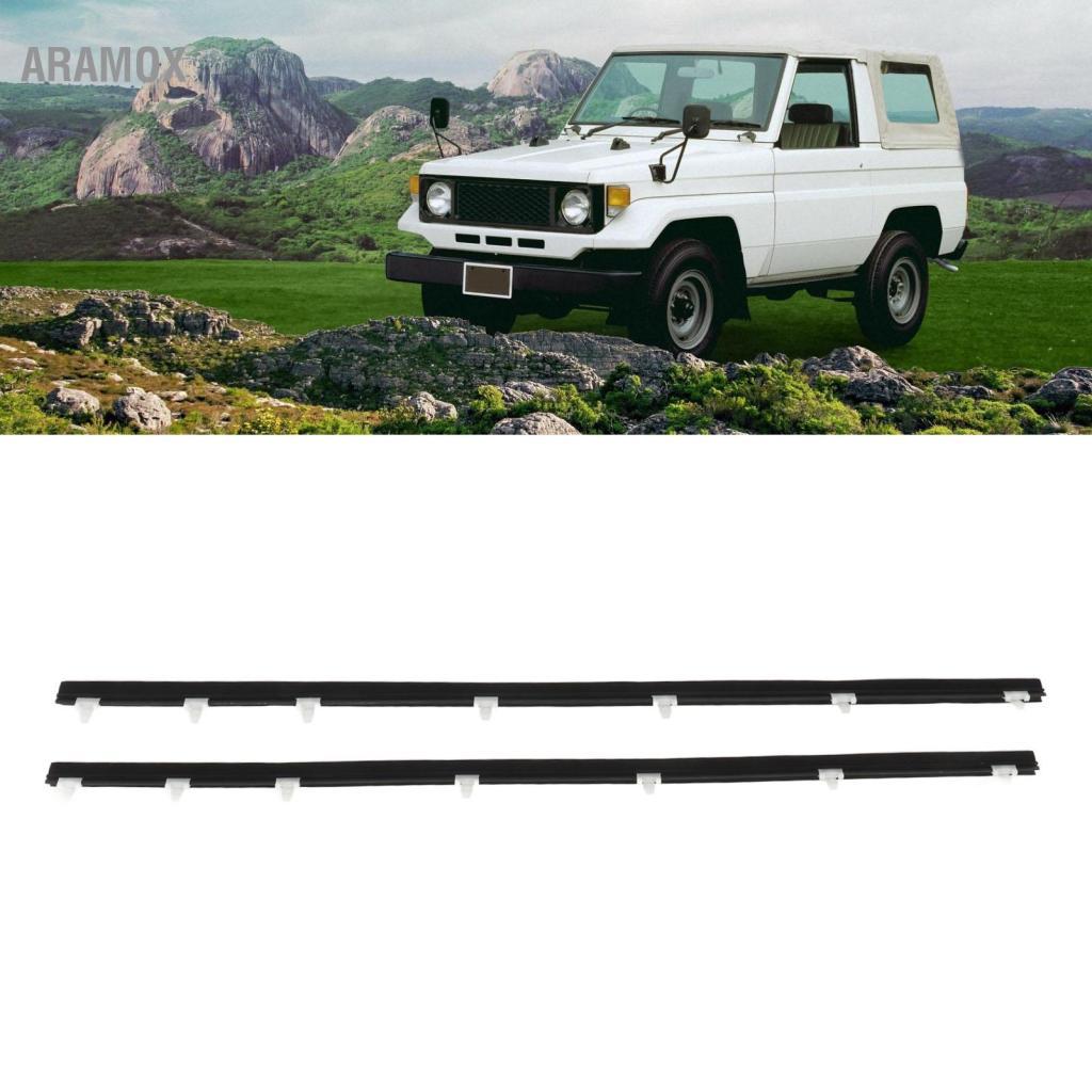 Aramox Xe Ngoài Cửa Sổ Viền Weatherstrip Dây 68160 90K00 68210 90K00A Thay Thế Cho Landcruiser 70 Se