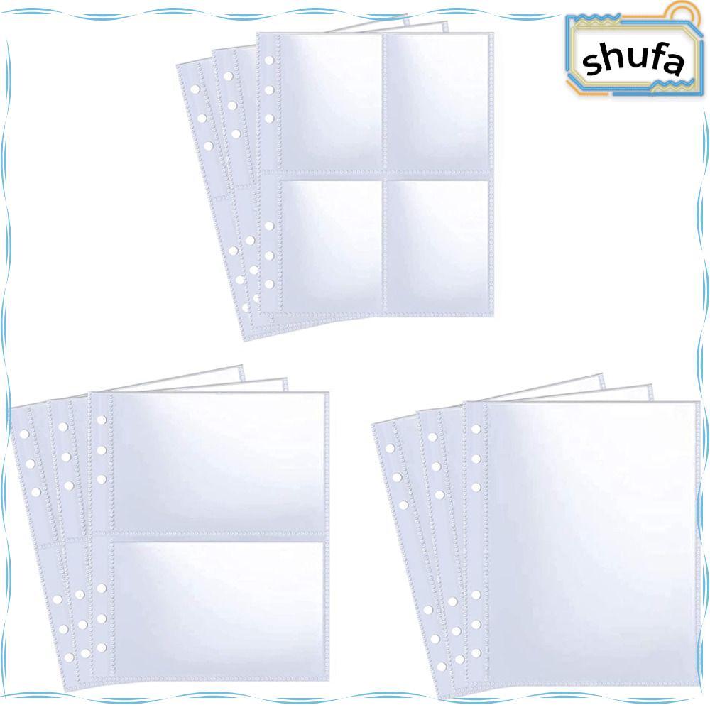 SHUFA Photocard Binder, Tay áo Photocard 6 vòng, Tay áo Photocard K-pop Photocard Binder A5 Size Alb