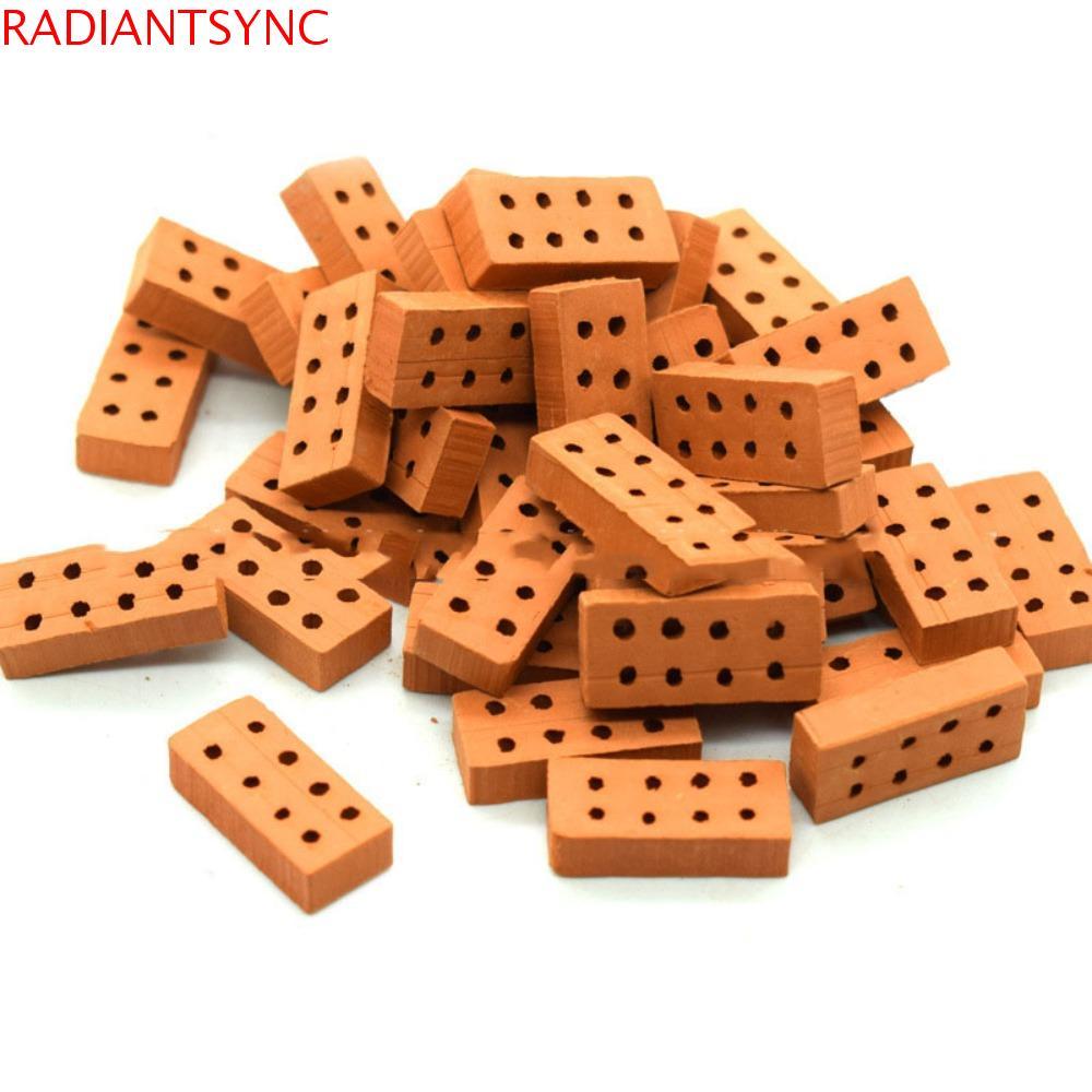 Mô hình gạch mini thật RADIANTSYNC, 1 / 12 1 / 16 Đồ chơi gạch giả DIY nhỏ, Gạch mini tỷ lệ 1 / 12 G