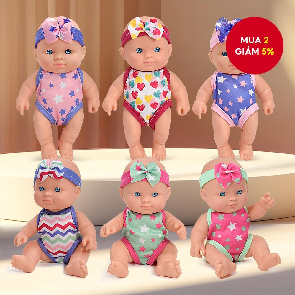 Búp bê em bé mini bằng cao su mềm - Đồ chơi an ủi silicone thực tế cho trẻ em | Vui chơi chất lượng 